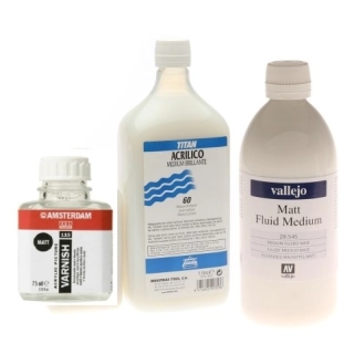 Mediums para acrilico