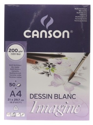 BLOC IMAGINE CANSON A4 200g.50h.