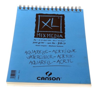 BLOC XL-MIX MEDIA A4 30 HOJAS 300gr
