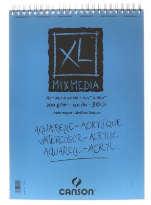 BLOC XL-MIX MEDIA A3 30 HOJAS 300gr