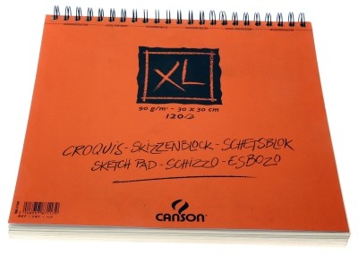 BLOC XL CROQUIS 30x30 90gr.120 HOJAS