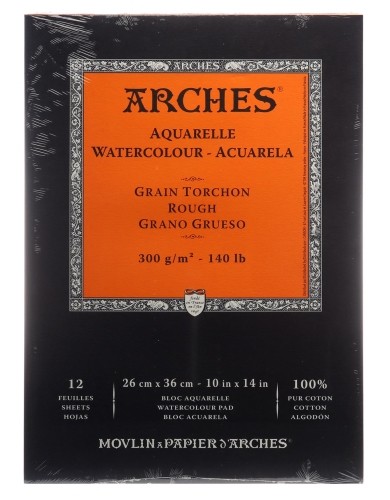 BLOC ARCHES 300gr.GG 36x26 12 hojas