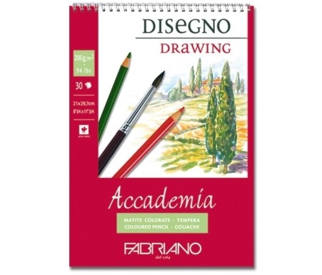 BLOC ACCADEMIA 200gr.A4 30 HOJAS