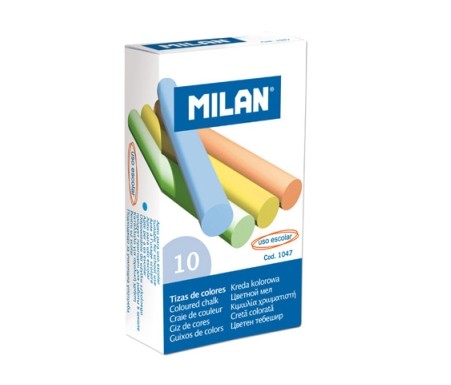 TIZAS MILAN PIZARRA 10 COLORES