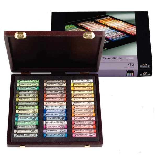 REMBRANDT CAJA 45 PASTELES PAISAJE