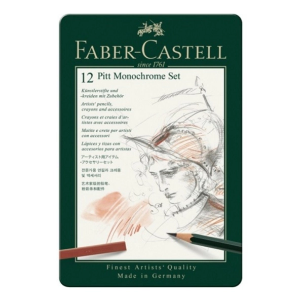 ESTUCHE SURTIDO 12 PIEZAS PITT FABER