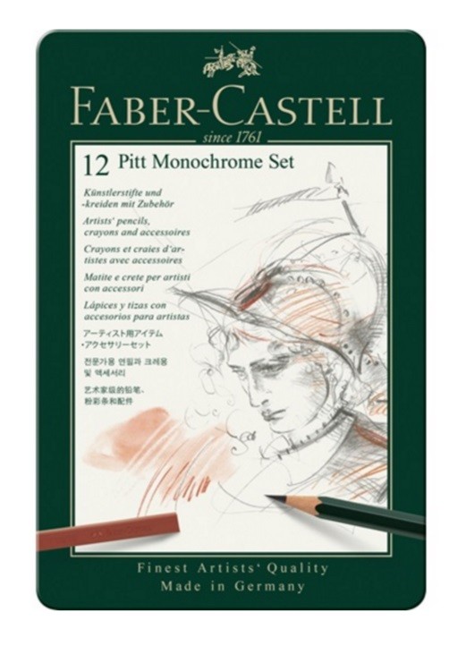 PITT FABER-CASTELL 12 PIEZAS SURTIDAS