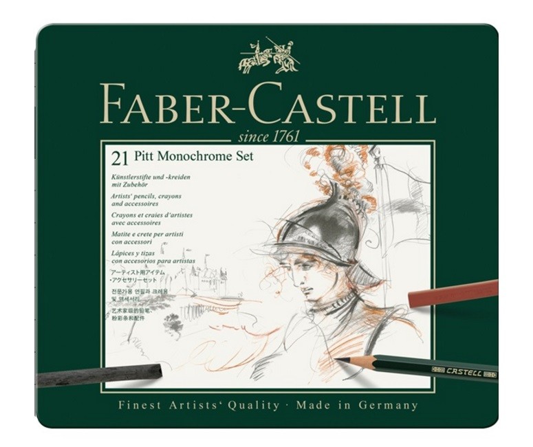 PITT FABER-CASTELL 21 PIEZAS SURTIDAS