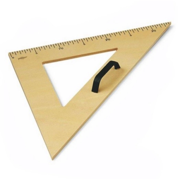 ESCUADRA DE MADERA 35x35 cms.