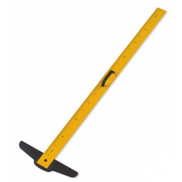 REGLA T DE PLASTICO 100 CMS.