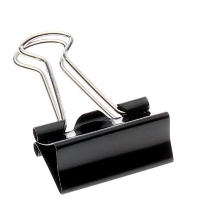 PINZA FOLDBACK 25x10 mm.