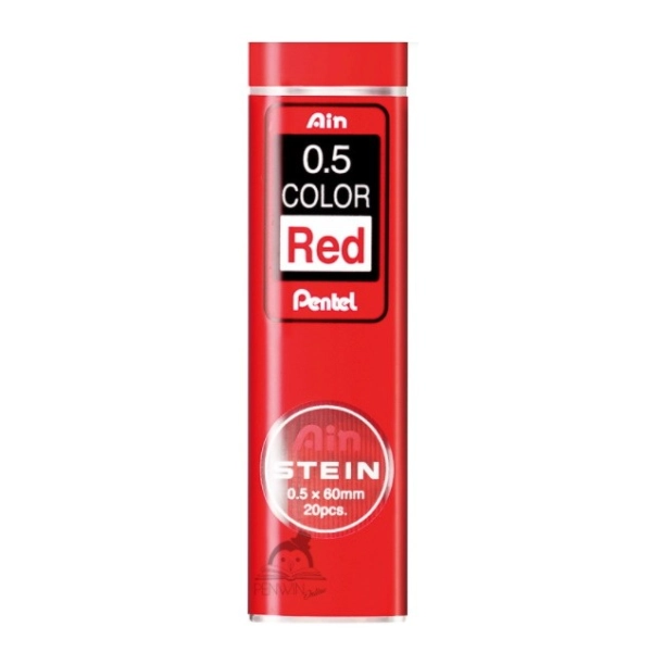 MINAS PENTEL COLOR ROJO 0,5