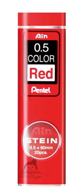 MINAS PENTEL COLOR ROJO 0,5