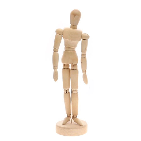 MANIQUÍ HOMBRE MADERA 20 cms.