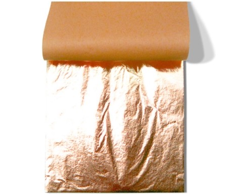 LIBRITO 25 HOJAS COBRE 14x14