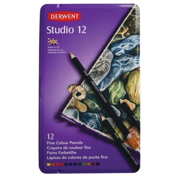 ESTUCHE 12 LAPICES DERWENT STUDIO