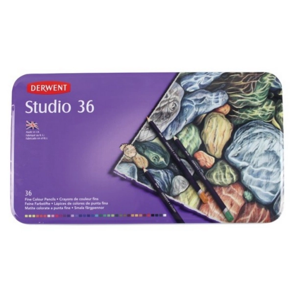 ESTUCHE 36 LAPICES DERWENT STUDIO