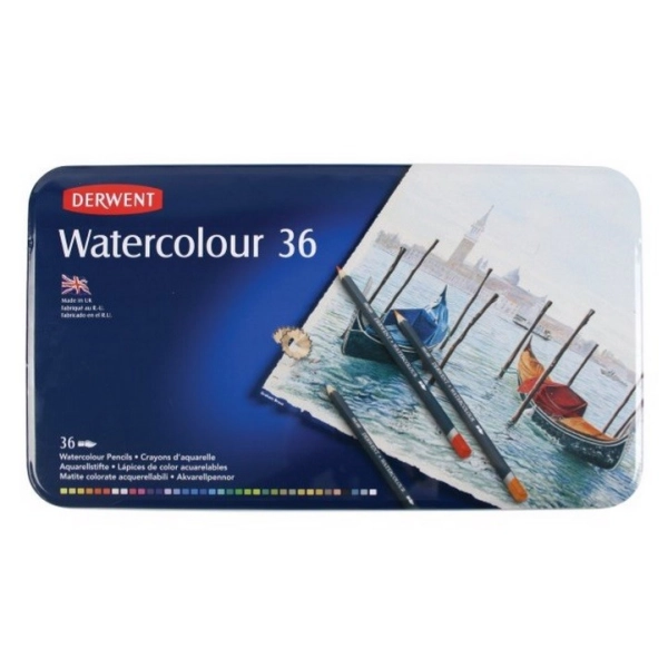 ESTUCHE 36 LAPICES DERWENT WATERCOLOR