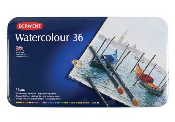 DERWENT WATERCOLOR 36 LAPICES