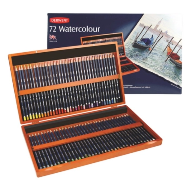 ESTUCHE MADERA 72 DERWENT WATERCOLOR