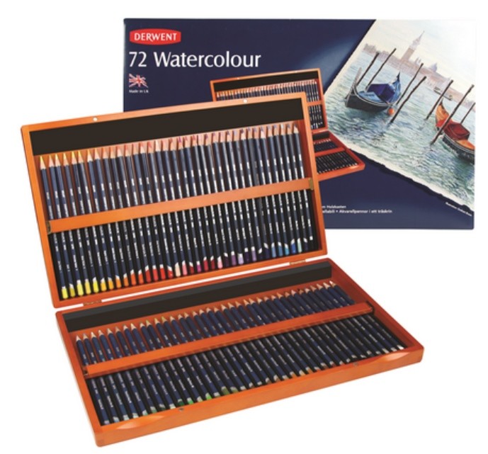 ESTUCHE MADERA 72 DERWENT WATERCOLOR