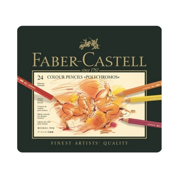 ESTUCHE 24 LAPICES FABER POLYCHROMOS