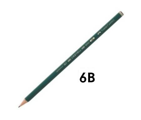 6B-LÁPIZ GRAFITO FABER CASTELL 9000