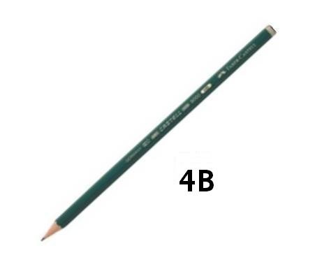 4B-LÁPIZ GRAFITO FABER CASTELL 9000