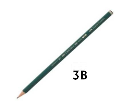 3B-LÁPIZ GRAFITO FABER CASTELL 9000