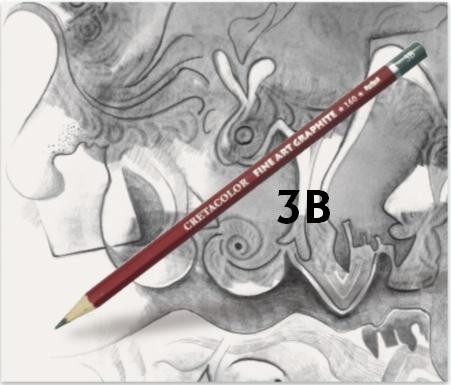 3B-LÁPIZ GRAFITO CRETACOLOR