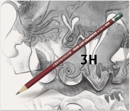3H-LÁPIZ GRAFITO CRETACOLOR