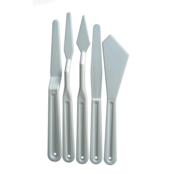 SET 5 ESPATULAS DE PLASTICO