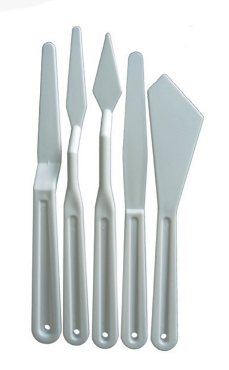 SET 5 ESPATULAS DE PLASTICO