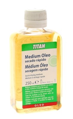 MEDIUM SECATIVO PARA OLEO TITAN 250 ml