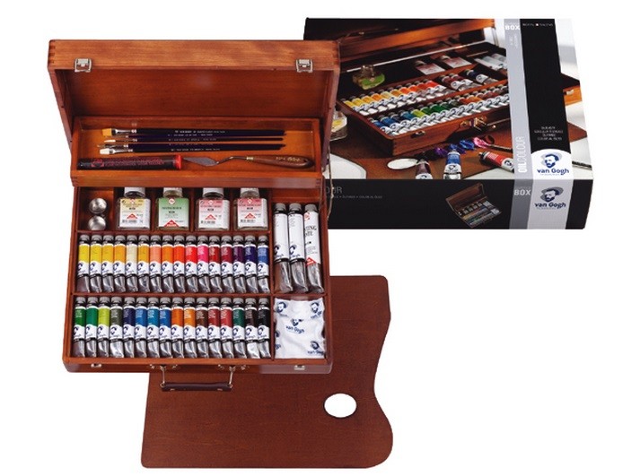 CAJA OLEO VAN GOGH 34 TUBOS