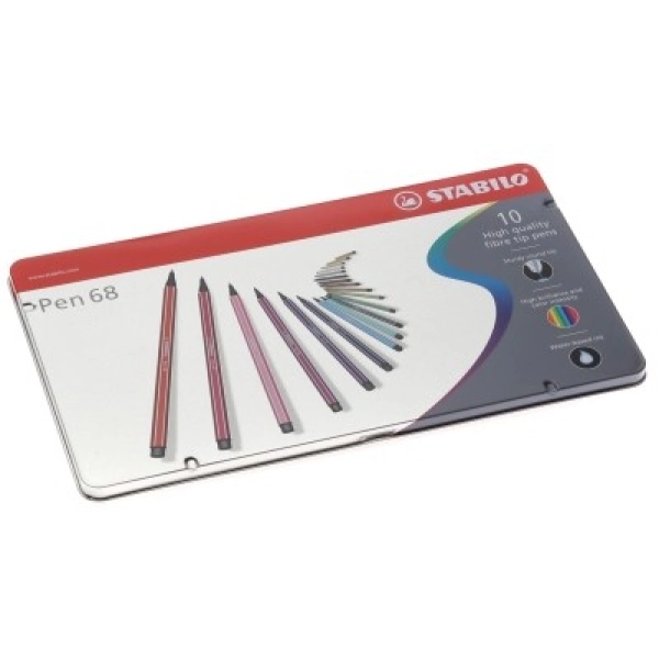 ESTOIG 10 RETOLADORS STABILO PEN68