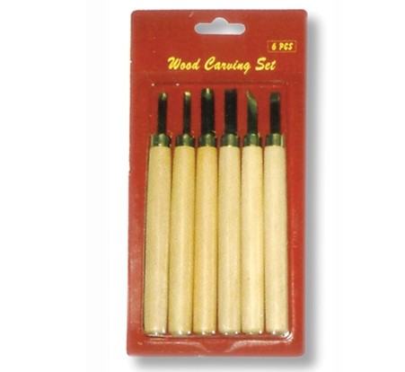 SET 6 GUBIAS PARA MADERA