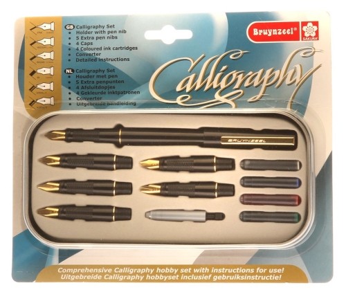 BRUYNZEEL SET CALIGRAFIA 6 PLUMINES