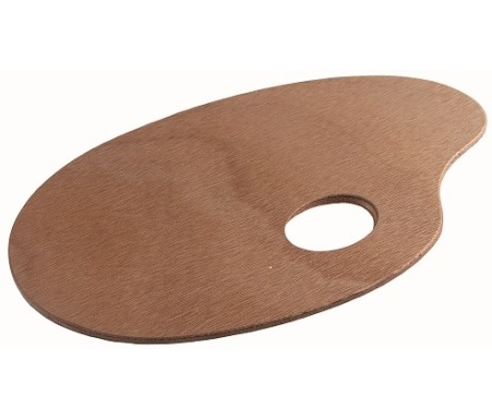 PALETA OVALADA BARNIZADA 25x35