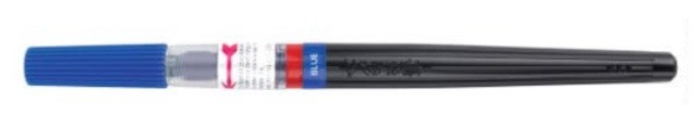 PENTEL XGFL PUNTA PINCEL-AZUL