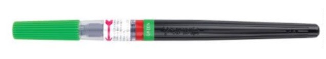 PENTEL XGFL PUNTA PINCEL-VERDE