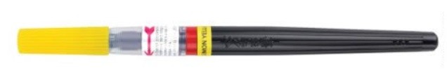 PENTEL XGFL PUNTA PINCEL-AMARILLO