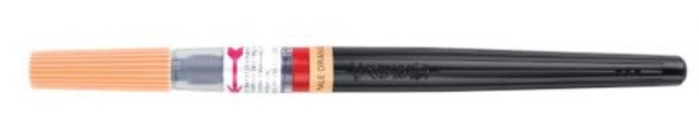 PENTEL XGFL PUNTA PINCEL-NARANJA CLARO