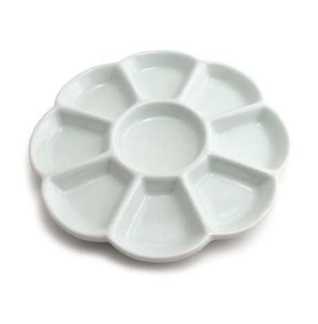 PALETA DE PORCELANA REDONDA 19 CMS.