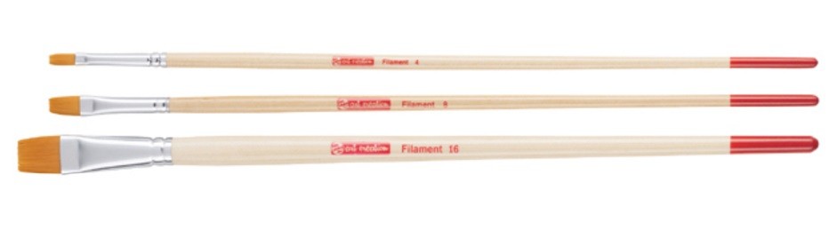 SET 3 PINCELES ARTCREATION LARGOS TORAY