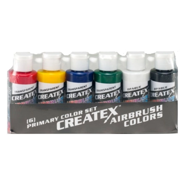 CREATEX-SET 6 COLORES  60ML