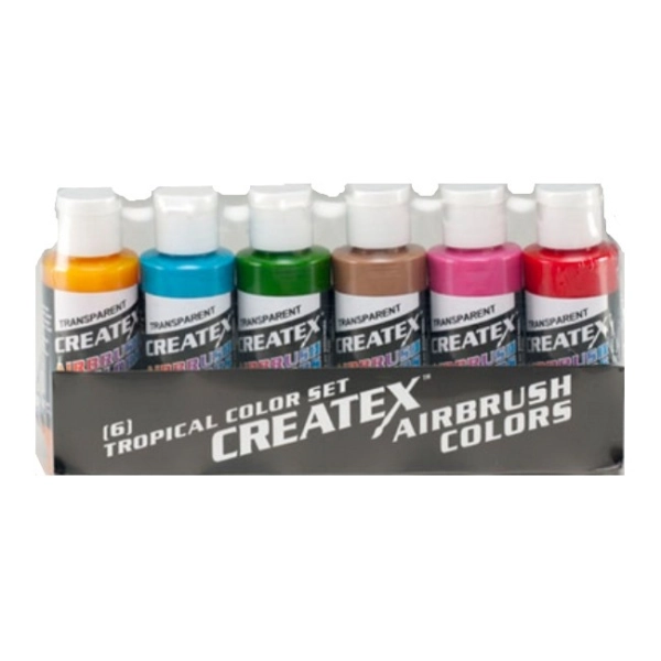 CREATEX-SET 6 COLORES  60ML