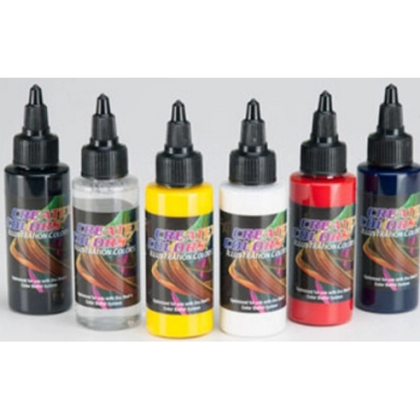 CREATEX-SET 6 COLORES  60ML