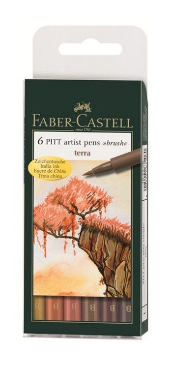SET 6 ARTIST PENN BRUSH-TIERRAS