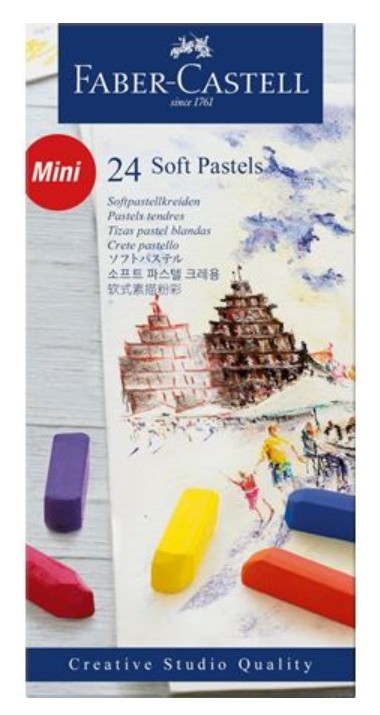CREATIVE FABER-CASTELL 24 MEDIOS PASTELES